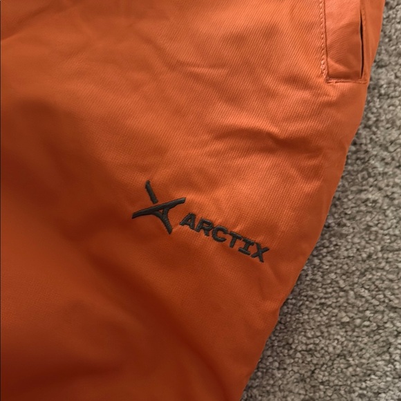 Orange Snow Bib Overalls - Picture 3 of 6